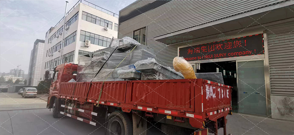 廢電線電纜破碎分選設(shè)備發(fā)往南陽現(xiàn)場實(shí)例來了