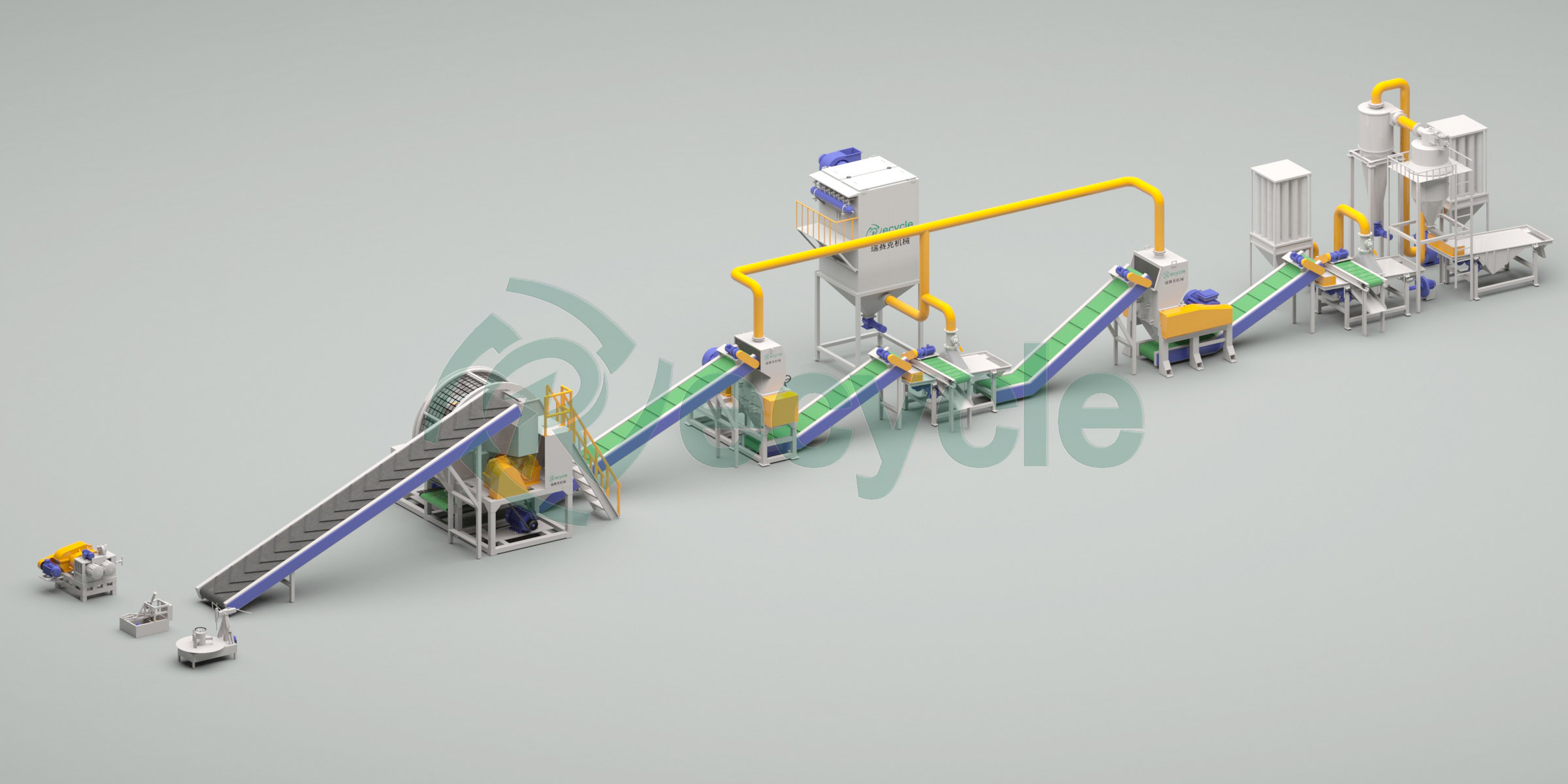 廢舊輪胎顆粒生產(chǎn)線(xiàn)