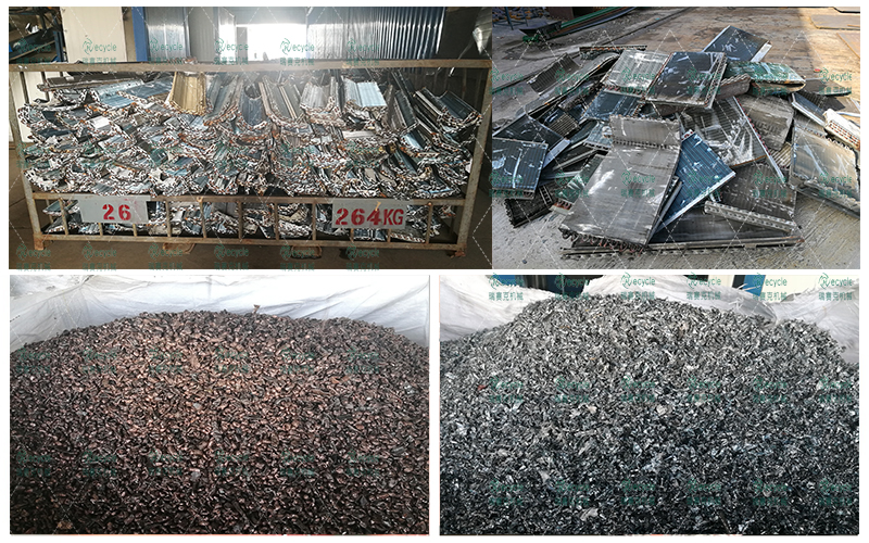 空調(diào)散熱器復(fù)合料銅鋁分離物料