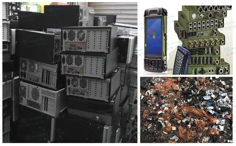 廢保密文件主機撕碎對比圖