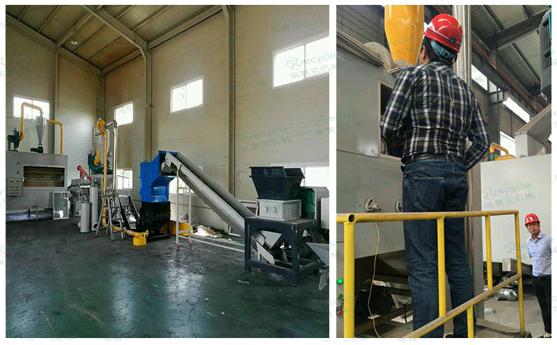 線路板破碎分選設(shè)備韓國現(xiàn)場圖