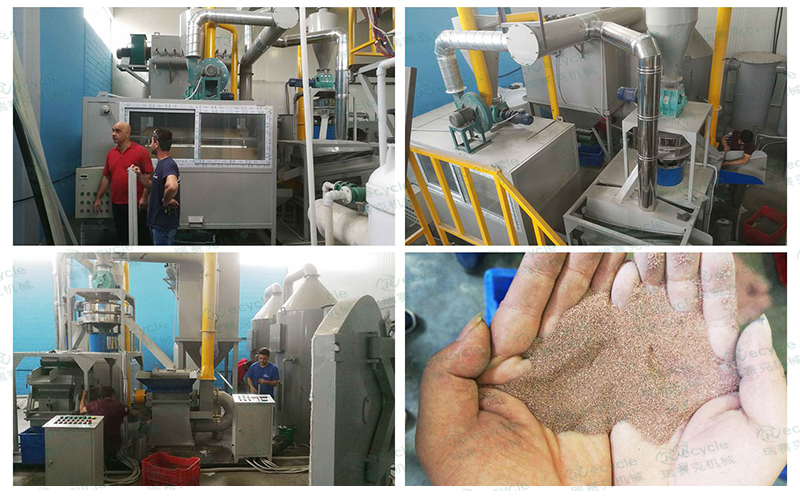 希臘pcb電路板貴金屬提煉設(shè)備現(xiàn)場圖