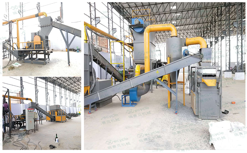 河南散熱器銅鋁分離機(jī)現(xiàn)場(chǎng)圖