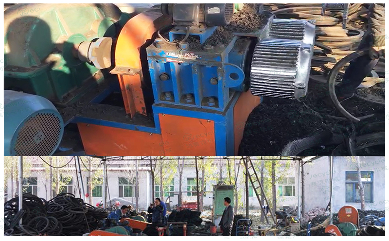 輪胎鋼絲分離機設(shè)備現(xiàn)場圖