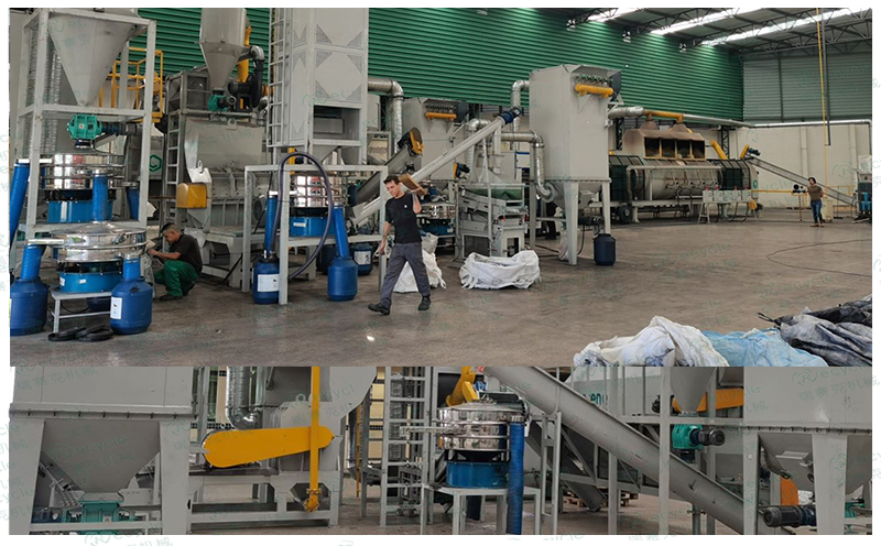 韓國鋰電池的回收處理設備