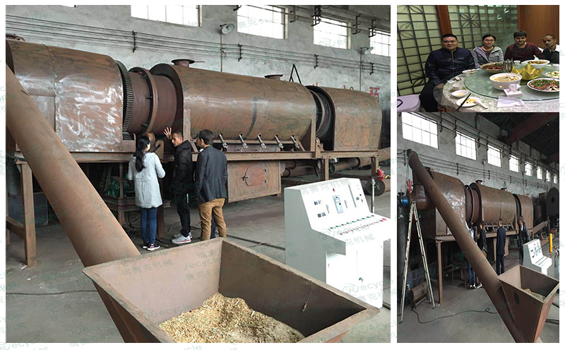 印度連續(xù)式炭化爐設(shè)備