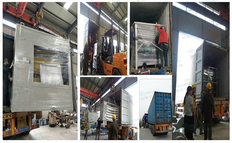 鋁塑材料處理設(shè)備發(fā)貨圖