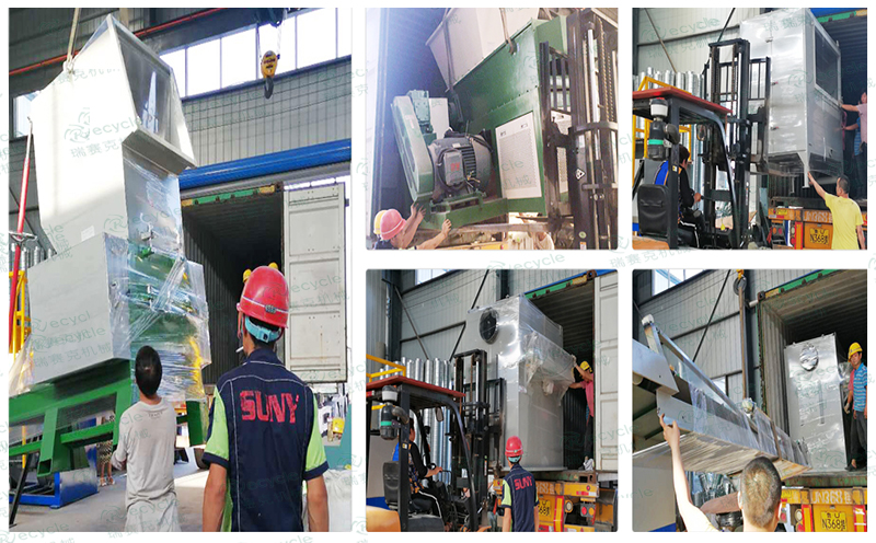 江西電纜雜線破碎銅米機設備發(fā)貨圖