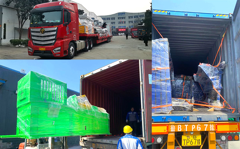 廢輪胎鋼絲處理設備發(fā)貨圖