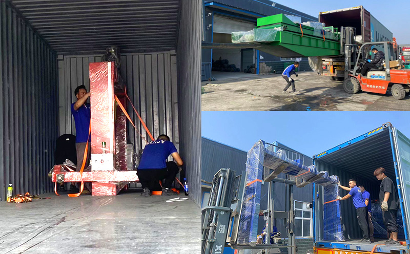 分選設(shè)備發(fā)貨現(xiàn)場(chǎng)