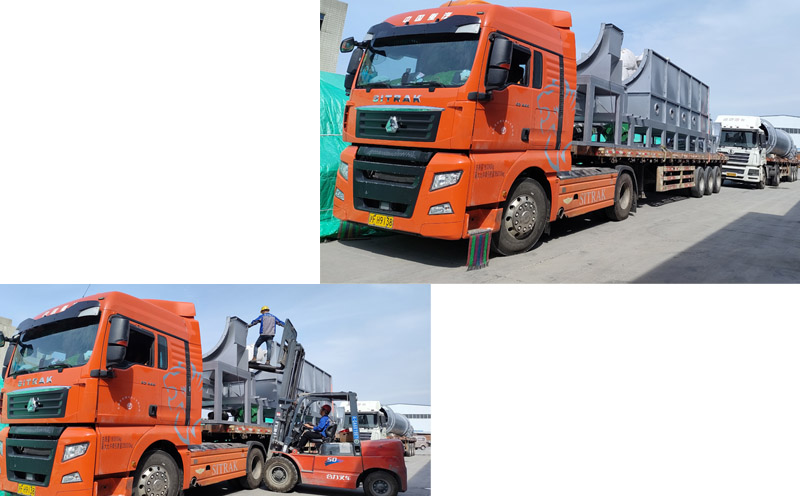 廢鐵皮型材除漆爐發(fā)貨現(xiàn)場(chǎng)圖