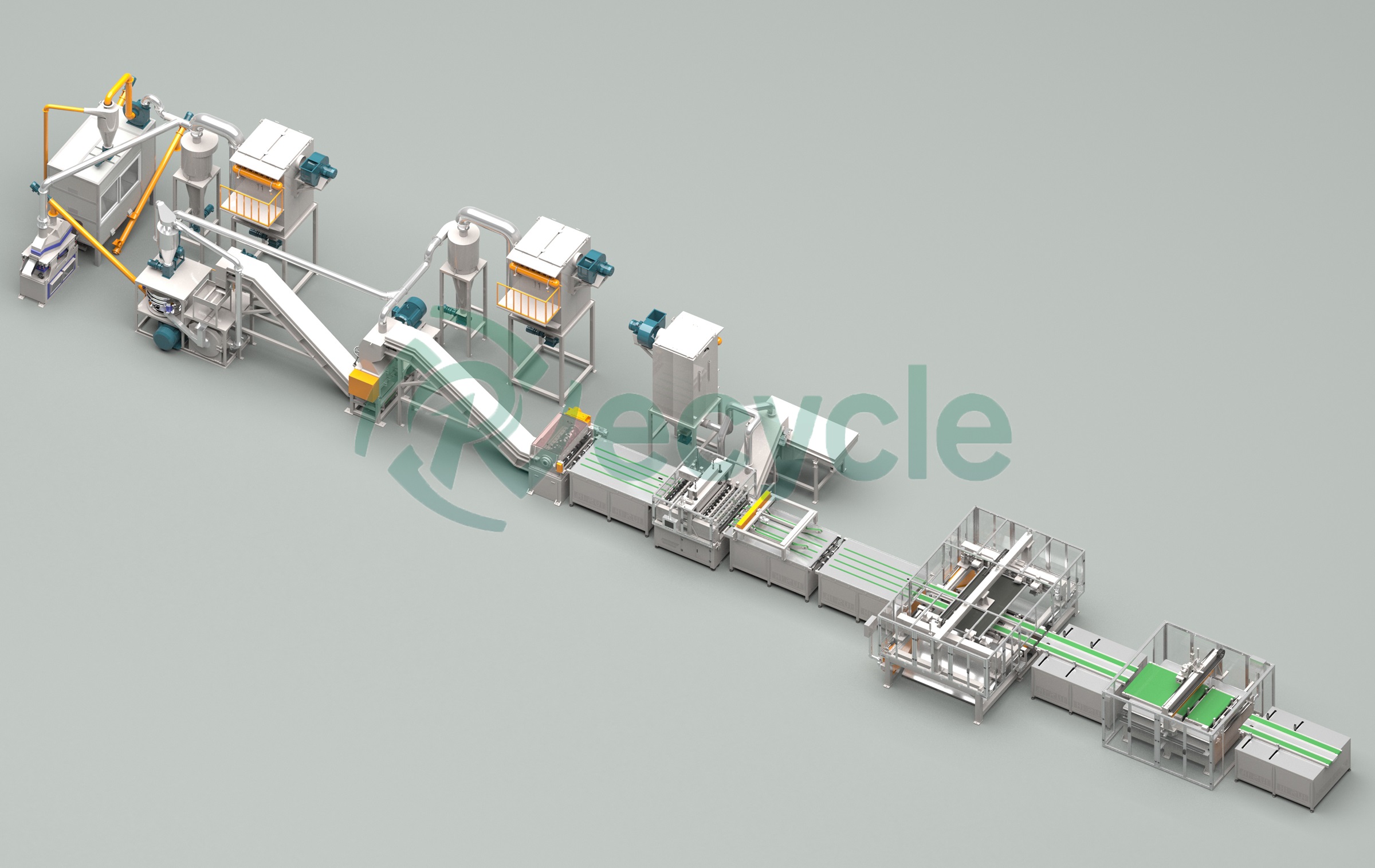 廢舊光伏板回收生產(chǎn)線
