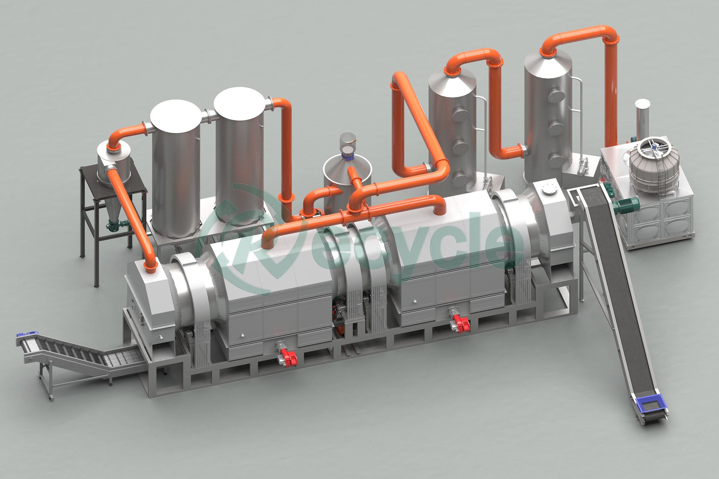 連續(xù)式炭化爐