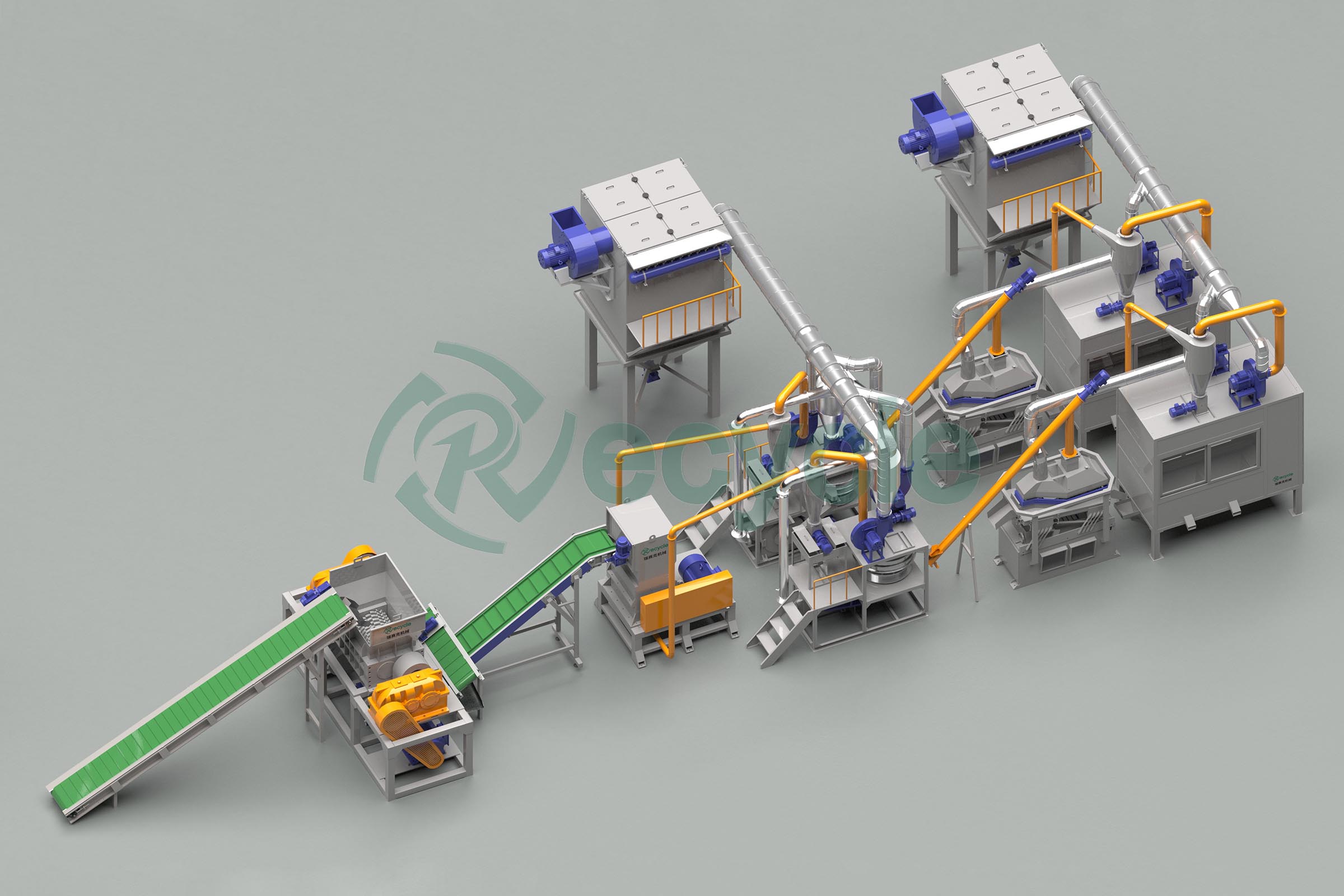 廢舊電路板回收生產(chǎn)線