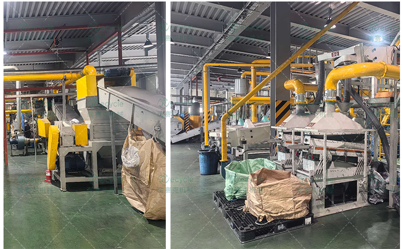 韓國鋰電池處理設(shè)備客戶現(xiàn)場